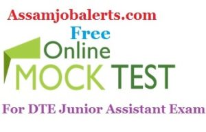 Online Mock Test Model paper For General Knowledge of DTE Junior Assistant Recruitment