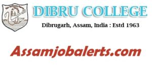 Dibru College Assistant Professor Recruitment