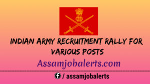 Indian Army Recruitment Rally For Various Posts