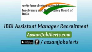 IBBI Assistant Manager Recruitment
