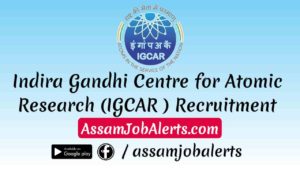 IGCAR Recruitment Trade Apprentice Total 300 Vacancies
