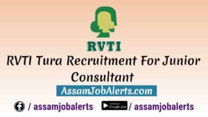 RVTI Tura Recruitment