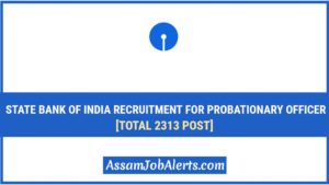 SBI Recruitment 2018 Of Probationary Officers For total 2000 Posts