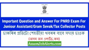 PNRD Exam Important Questions and Answers