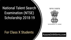 National Talent Search Examination (NTSE) Scholarship 2018-19 For Class X Students