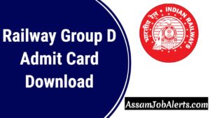 Railway Group D Admit Card Download