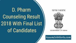 D. Pharm Counseling Result 2018