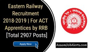 Eastern Railway Recruitment 2018-2019