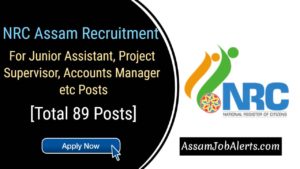 NRC Assam Recruitment