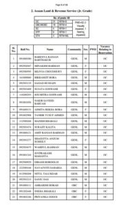 APSC Combine Competitive Exam Final Result 2016 
