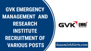 GVK EMERGENCY MANAGEMENT AND RESEARCH INSTITUTE RECRUITMENT OF VARIOUS POSTS