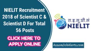 NIELIT Recruitment 2018 of Scientist C & Scientist D For Total 56 Posts