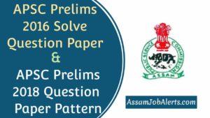 APSC Prelims 2016 Question Paper Solve