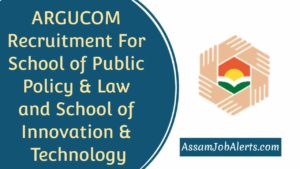 ARGUCOM Recruitment For School of Public Policy