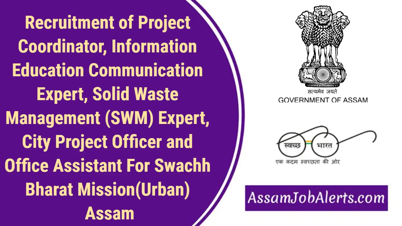 Recruitment Of Project Coordinator, Information Education Communication ...