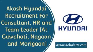 Akash Hyundai Recruitment 2019