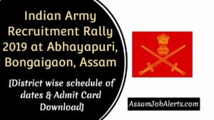 Indian Army Recruitment Rally 2019