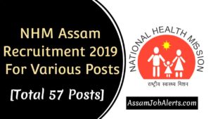 NHM Assam Recruitment 2019