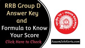 RRB Group D Answer Key