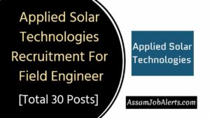 Applied Solar Technologies Recruitment For Field Engineer