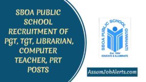 SBOA PUBLIC SCHOOL RECRUITMENT OF PGT, TGT, LIBRARIAN, COMPUTER TEACHER, PRT POSTS