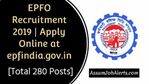 EPFO Recruitment 2019 Apply Online at epfindia.gov.in