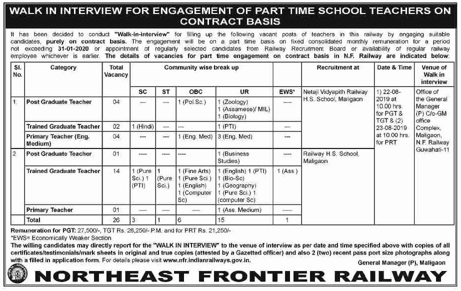 nf-railway-recruitment-of-teacher-pgt-tgt-prt