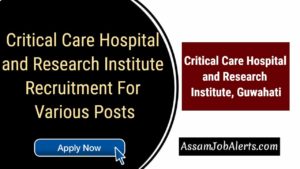 CRITICAL CARE HOSPITAL & RESEARCH INSTITUTE RECRUITMENT 2019 OF VARIOUS POSTS
