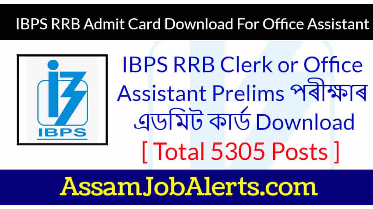 ibps-rrb-admit-card-download-for-office-assistant-assam-job-alert