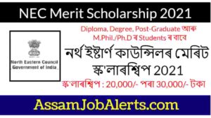 NEC Merit Scholarship 2021