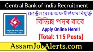Central Bank of India Recruitment