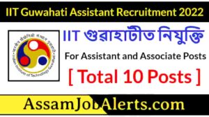 IIT Guwahati Assistant Recruitment