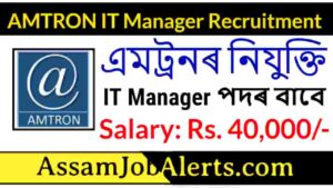 AMTRON IT Manager Recruitment