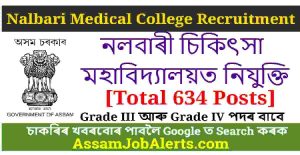 Nalbari Medical College Recruitment