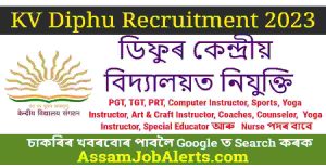 KV Diphu Recruitment 2023