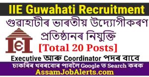 IIE Guwahati Recruitment