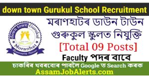down town Gurukul School Recruitment