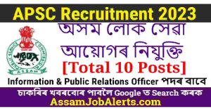 APSC PRO Recruitment 2023