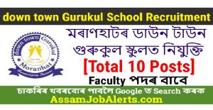 down town Gurukul School Recruitment
