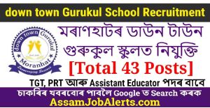 down town Gurukul School Recruitment