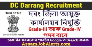 DC Darrang Recruitment