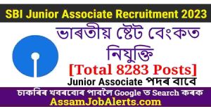 SBI Junior Associate Recruitment 2023