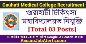 Gauhati Medical College Recruitment