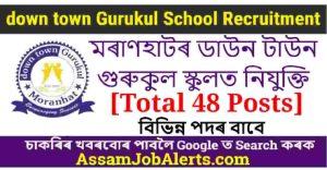 down town Gurukul School Recruitment