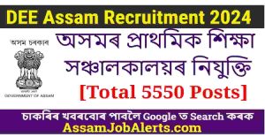 DEE Assam Recruitment 2024
