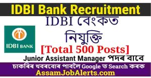 IDBI Bank Recruitment