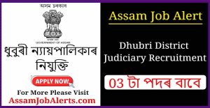 Dhubri District Judiciary Recruitment 2024