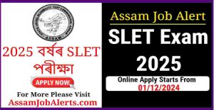 SLET Exam 2025