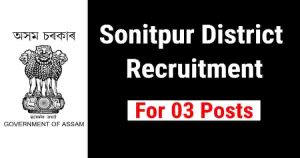 Sonitpur District Recruitment 2024