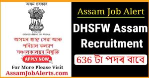 DHSFW Assam Recruitment